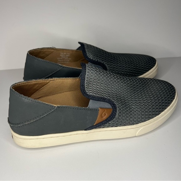 Olukai Pehuea Women’s Gray Slip-On Sneakers - Picture 7 of 8